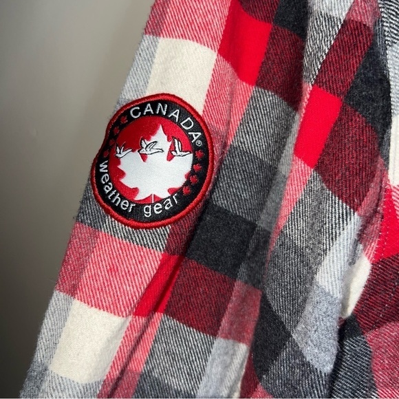 Canada Weather Gear Men’s Buffalo Checked Flannel Button Down Size Large - Picture 4 of 8